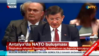 Davutoğlu, NATO Dışişleri Bakanları toplantısında konuştu 