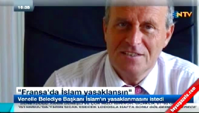 fransa - Venelles Belediye Başkanı Robert Chardon, İslam'ın yasaklanmasını istedi Videosu