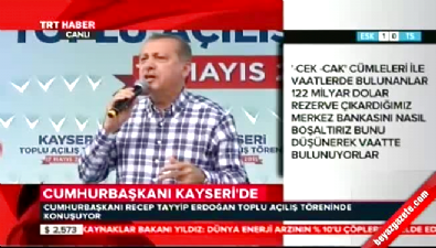Cumhurbaşkanı Erdoğan'dan Kayseri'de önemli açıklamalar
