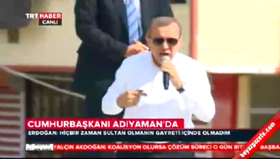 Cumhurbaşkanı Erdoğan'ın Adıyaman konuşması 