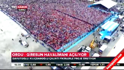 Başbakan Davutoğlu, Ordu-Giresun Havalimanı açılış töreninde konuştu