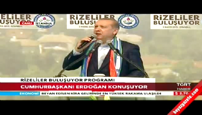 Erdoğan: Birbirlerini yolda görse tanımazlar
