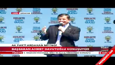 Başbakan Ahmet Davutoğlu Ardahan'da konuştu 