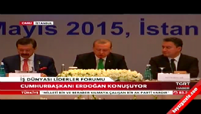 B20 Türkiye İş Dünyası Liderleri Forumu Cumhurbaşkanı Erdoğan'ın katılımıyla başladı