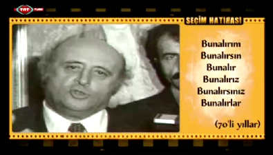 Süleyman Demirel: Bunalırım, bunalırsın, Bunalır, Bunalırız, Bunalırsınız, Bunalırlar 