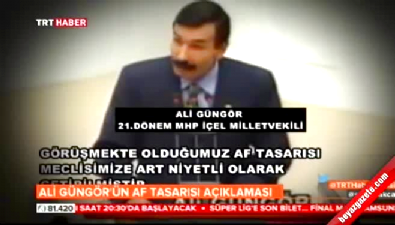 idam cezasi - MHP'li Ali Güngör'ün tarihi af konuşması  Videosu