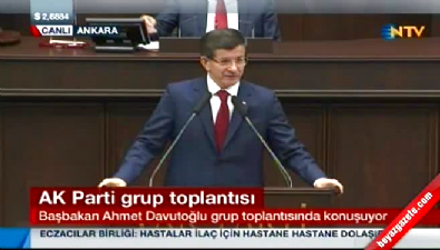 Ahmet Davutoğlu AK Parti grup toplantısında konuştu 