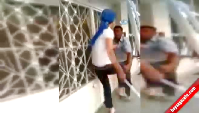 cinsel taciz - Tacizcisini sopayla dövdü, sosyal medyada paylaştı  Videosu
