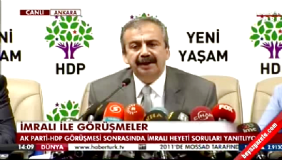 sirri sureyya onder - Ak Parti-HDP görüşmesi sonrası Sırrı Süreyya Önder'den ilk açıklama  Videosu