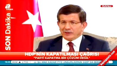 Başbakan Davutoğlu'dan Selahattin Demirtaş'a: Sözün geçmiyorsa niye İmralı'ya gidiyorsun