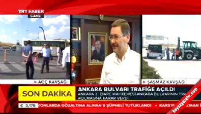 Melih Gökçek : Ankara Bulvarı Trafiğe Açıldı !