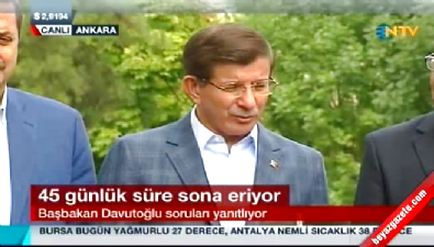 Başbakan Davutoğlu hükümet kurma süresinin bitmesini değerlendiriyor ! 