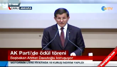 odul toreni - Başbakan Davutoğlu, AK Parti'de ödül töreninde konuştu  Videosu