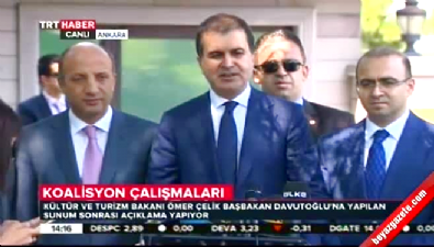 Ömer Çelik: Başbakan ve Kılıçdaroğlu görüşecek  Videosu