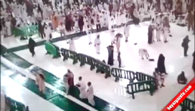 mekke - Mekke'de Vinç Hacı Adaylarının Üzerine Böyle Devrildi  Videosu