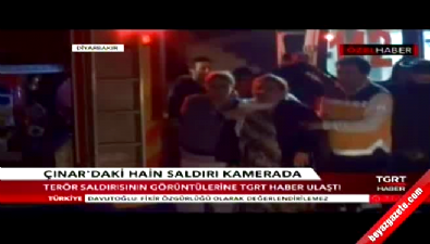 Çınar'daki saldırı kamerada  Videosu