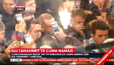 Cumhurbaşkanı Erdoğan, Sultanahmet'te 
