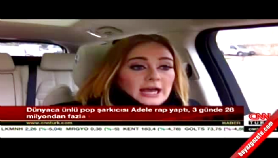 Adele rap yaptı, milyonlar izledi 