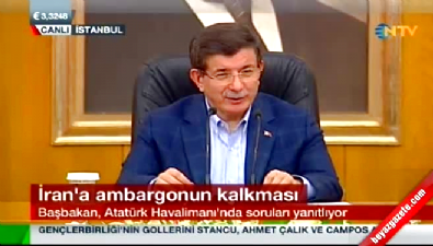 ahmet davutoglu - Davutoğlu Havaalanında açıklama yaptı Videosu