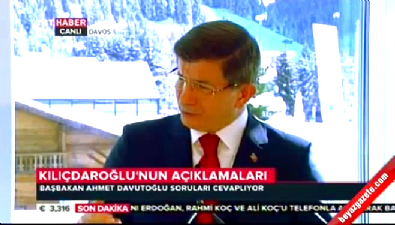 Davutoğlu: Kılıçdaroğlu keşke Davos'a gelse 