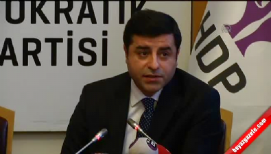 Demirtaş: Ön şartsız görüşmeye hazırız