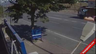 Hamile kadının can verdiği kaza kamerda 