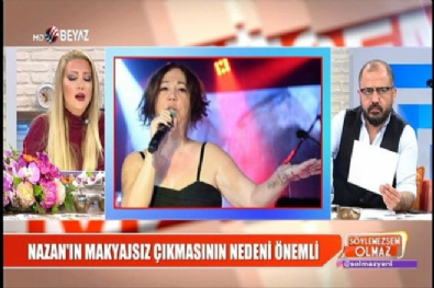 nazan oncel - Nazan Öncel konserine neden makyajsız çıktı?  Videosu