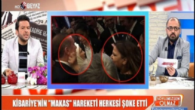 Kibariye'nin, Cumhurbaşkanı Erdoğan'dan makas alması tartışılıyor 