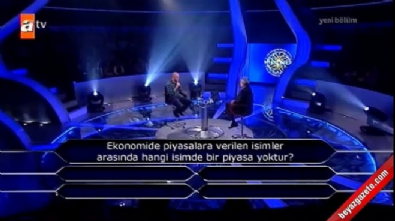 kim milyoner olmak ister - ODTÜ ekonomi mezunu ekonomi sorusuna takıldı Videosu