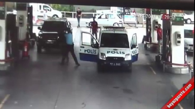 sanayi sitesi - Polisin yüzüne tiner döktü! Videosu