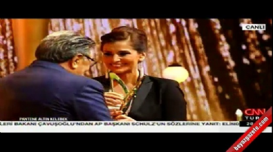 hande firat - Altın Kelebek - Hande Fırat'a en iyi medya olayı ödülü Videosu