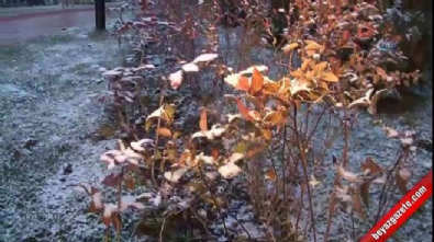 Başkent güne karla uyandı 