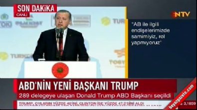 Cumhurbaşkanı Erdoğan ABD'deki başkanlık seçimi hakkında konuştu 