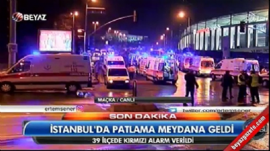 İşte İstanbul'daki patlama anı