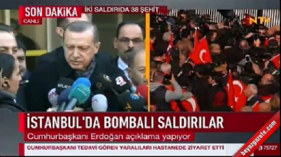 Cumhurbaşkanı Erdoğan'dan İstanbul patlamasına ilişkin açıklama 