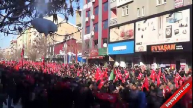 Bingöl'de binlerce kişi terörü lanetledi 