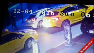 Şişli'de cadde ortasındaki kavga kamerada