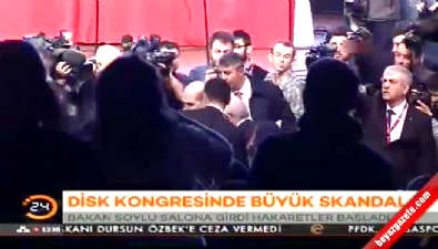 calisma ve sosyal guvenlik bakani - DİSK Genel Kurulu'nda protesto  Videosu