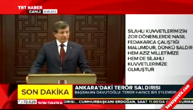 Başbakan Davutoğlu: Saldırıyı gerçekleştiren YPG mensubu 