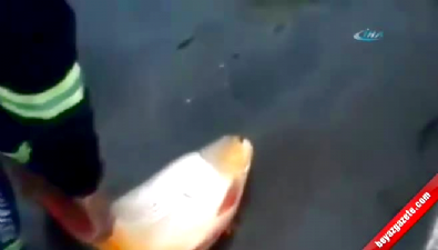 Balık tutmada ilginç yöntem 