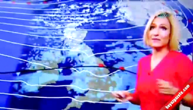 Sunucu canlı yayında bayıldı 