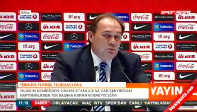 turkiye futbol federasyonu - Yıldırım Demirören: İki büyük üzüntüm var Videosu
