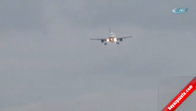 turk hava yollari - Havalimanında drone tehlikesi devam ediyor  Videosu