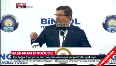 Başbakan Davutoğlu: Bizi kimse korkutamaz 
