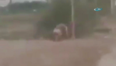 Dehşet anları an be an kameraya yansıdı 