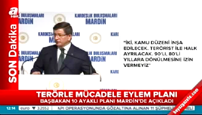ahmet davutoglu - Başbakan Davutoğlu, teröre karşı eylem planını açıkladı  Videosu