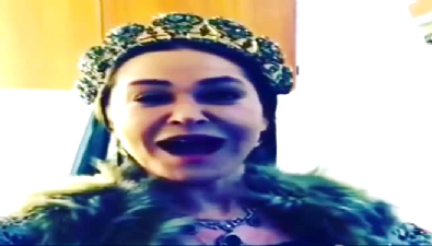 hulya avsar - Hülya Avşar fenomen teyzeyi taklit etti Videosu
