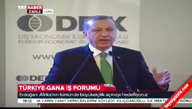 Cumhurbaşkanı Erdoğan, Gana'da konuştu