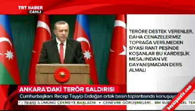 azerbaycan - Erdoğan: Türkiye'ye asla diz çöktüremeyecekler, tam aksine kendileri diz çökecekler  Videosu