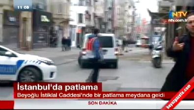 istiklal - İstanbul Beyoğlu İstiklal Caddesi'nde patlama!  Videosu